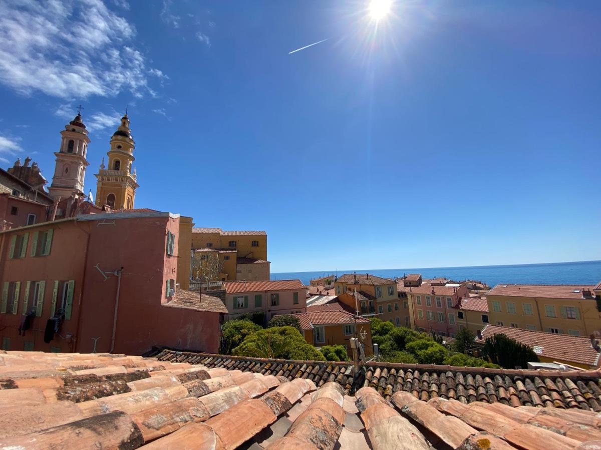 Montee Fleurie Appartement Menton Buitenkant foto